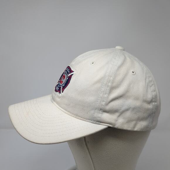 Chicago Fire Slideback Hat White One Size Embroidered Mitchell & Ness - Picture 3 of 10
